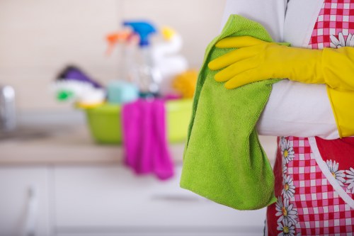 Professional rug cleaning and drying process