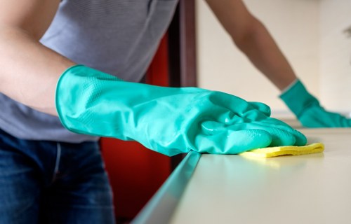 Cleaning tools used for after builders cleaning and final property polish