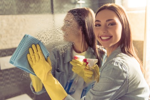 Bathroom cleaning as part of end of tenancy cleaning